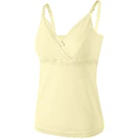 Jueshanzj - Ropa Interior sin Manga Halter con Cuello v Lactancia de Maternidad
